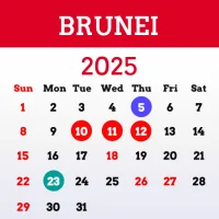 Brunei Calendar 2025