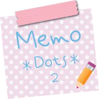 Sticky Memo Notepad *Dots* 2